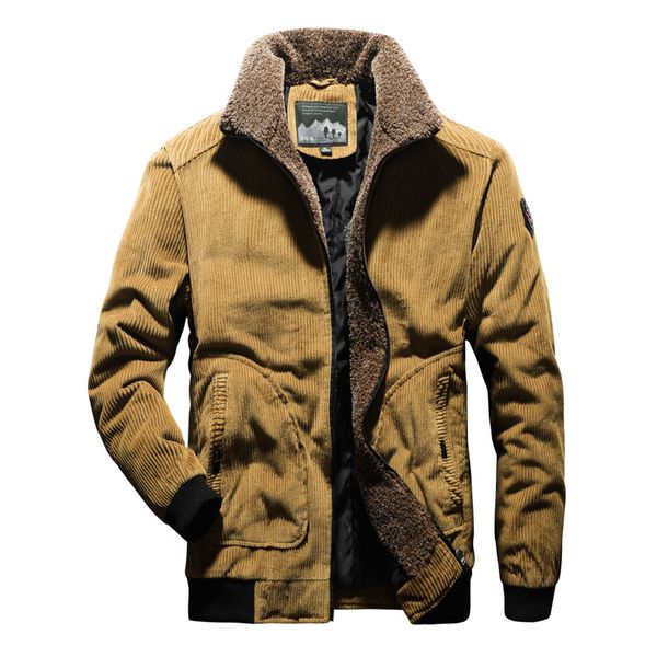 men's cotton jacket coat clothing new plus velvet warm and comfortable simple, Black
men's cotton jacket coat clothing new plus velvet warm and comfortable simple, Black
