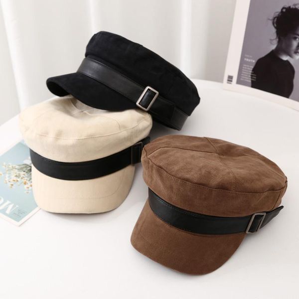 berets belt buckle british handsome fashion navy hood female spring and summer korean casual wild flat beret trend boinas para mujer, Blue;gray
berets belt buckle british handsome fashion navy hood female spring and summer korean casual wild flat beret trend boinas para mujer, Blue;gray