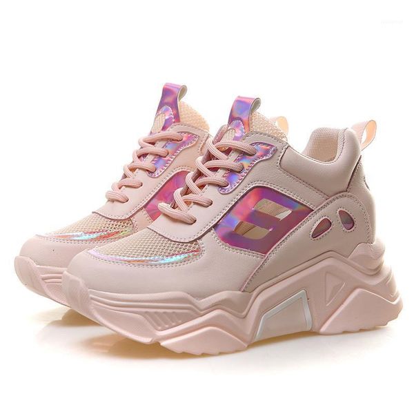 2020 new height increasing women shoes platform sneaker casual genuine leather patchwork lace-up thick bottom ladies sneakers1, Black
2020 new height increasing women shoes platform sneaker casual genuine leather patchwork lace-up thick bottom ladies sneakers1, Black