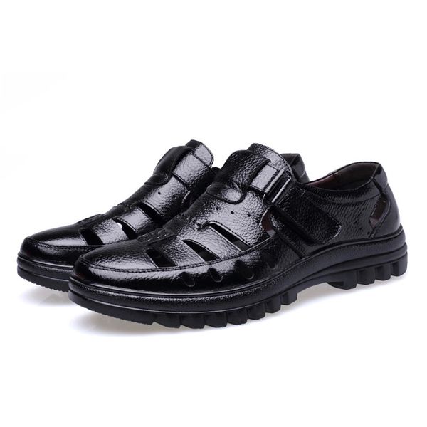 2020 summer genuine leather sandals men shoes mens sandals soft casual shoes cow leather brand footwear n010 #0v6b, Black
2020 summer genuine leather sandals men shoes mens sandals soft casual shoes cow leather brand footwear n010 #0v6b, Black