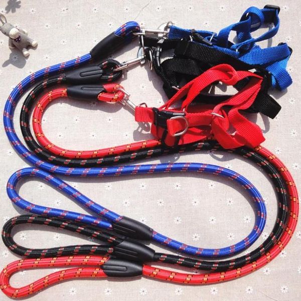 dog collars & leashes sell rope harness small medium large pet leash traction nylon adjustable collar 3 colour
dog collars & leashes sell rope harness small medium large pet leash traction nylon adjustable collar 3 colour