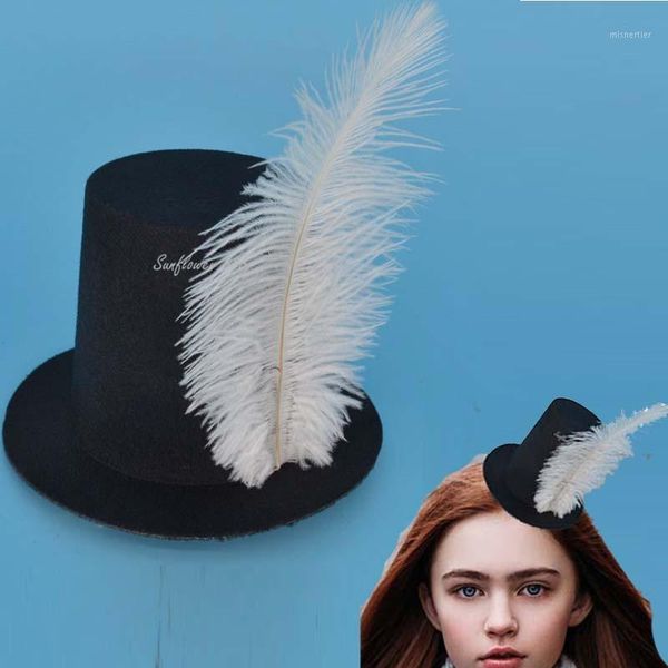 christmas decorations women feather mini hat hair clip punk gothic headbands headwear festive party halloween navidad1
christmas decorations women feather mini hat hair clip punk gothic headbands headwear festive party halloween navidad1