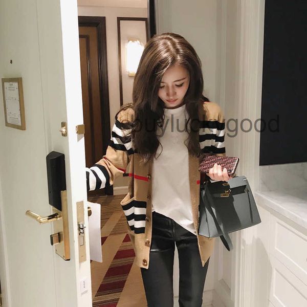 women's sweater women jacket cashmere cardigan mid-length knitted v-neck loose striped thin ladies trench coat 201127, White;black
women's sweater women jacket cashmere cardigan mid-length knitted v-neck loose striped thin ladies trench coat 201127, White;black