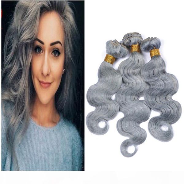 8a brazilian virgin hair body wave platinum grey 3pcs lot mixed lengths 10-30inch gray human hair weave 3 bundle deals, Black
8a brazilian virgin hair body wave platinum grey 3pcs lot mixed lengths 10-30inch gray human hair weave 3 bundle deals, Black