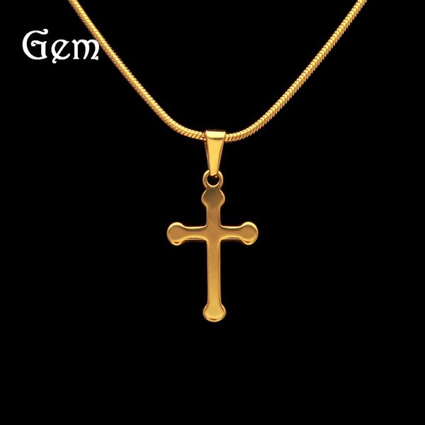 hip hop men's new stainless steel gold plated small cross pendant snake bone chain suit, Silver
hip hop men's new stainless steel gold plated small cross pendant snake bone chain suit, Silver