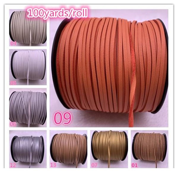 100yards/lot m double sided suede braided cord korean velvet leather handmade beading bracelet jewelr qylfge
100yards/lot m double sided suede braided cord korean velvet leather handmade beading bracelet jewelr qylfge