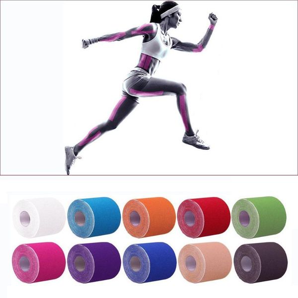 muscle tape sports tape bandage cotton elastic adhesive muscle bandage care physio strain support, Black;gray 
muscle tape sports tape bandage cotton elastic adhesive muscle bandage care physio strain support, Black;gray