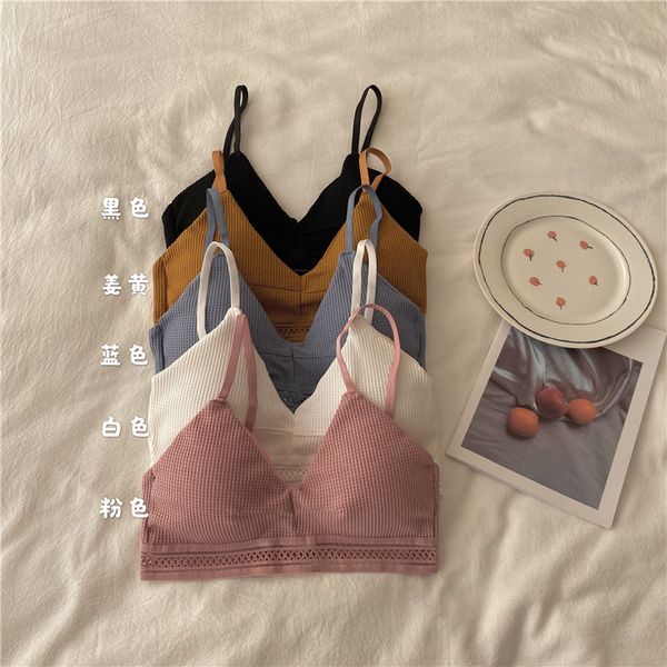 accessories girl's solid color bra triangle cup bra pad detachable underwear, Red;black
accessories girl's solid color bra triangle cup bra pad detachable underwear, Red;black