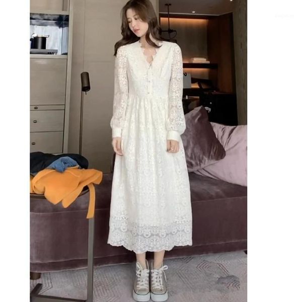vintage v neck dress long sleeve a-line dress women floral brushed elegant female spring vestidos femme1, Black;gray
vintage v neck dress long sleeve a-line dress women floral brushed elegant female spring vestidos femme1, Black;gray