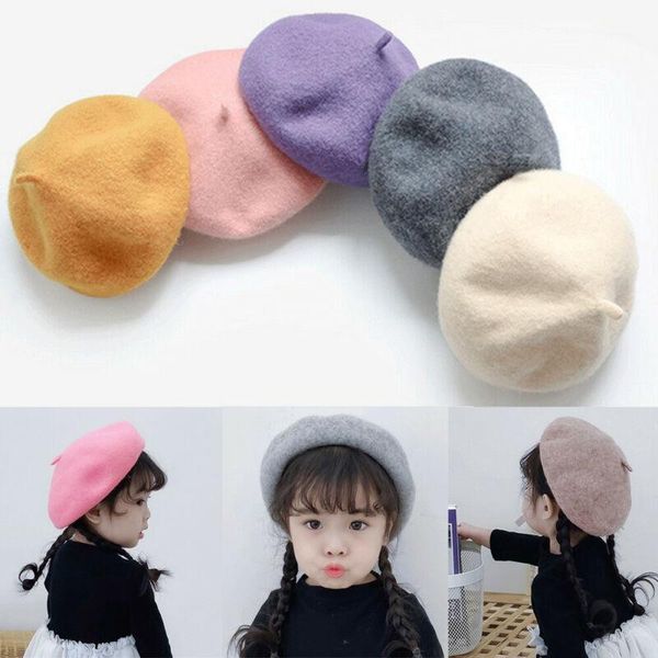 wool cute baby girls beret hats autumn winter baby warm hat painter hat hair accessories outfit 2-5y1, Slivery;white
wool cute baby girls beret hats autumn winter baby warm hat painter hat hair accessories outfit 2-5y1, Slivery;white