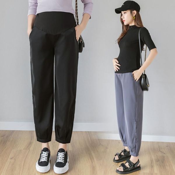 109# maternity pants spring autumn chiffon adjustable elastic waist belly support pants maternity trousers, White
109# maternity pants spring autumn chiffon adjustable elastic waist belly support pants maternity trousers, White