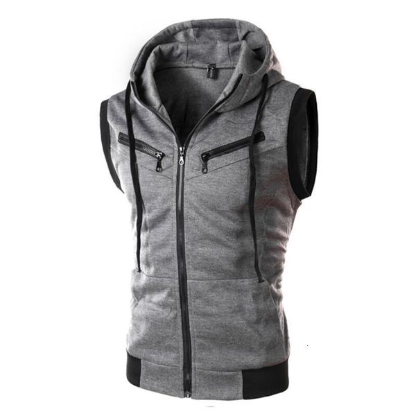 men hooded waistcoat 2019 fashion brand male sleeveless jacket zipper pocket gilet casual cotton men vest plus size xxxl red, Black;white
men hooded waistcoat 2019 fashion brand male sleeveless jacket zipper pocket gilet casual cotton men vest plus size xxxl red, Black;white