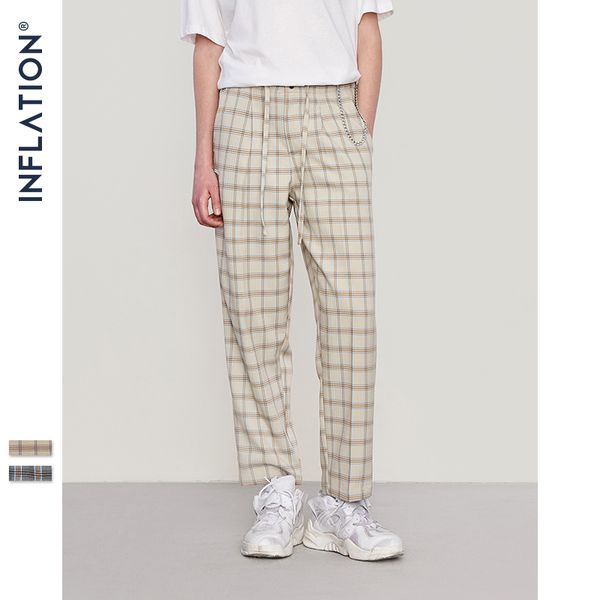 inflation autumn winter streetwear old fashion retro plaid pants straight elastic waist pantalones hombre trousers 93315w 201109, Black
inflation autumn winter streetwear old fashion retro plaid pants straight elastic waist pantalones hombre trousers 93315w 201109, Black