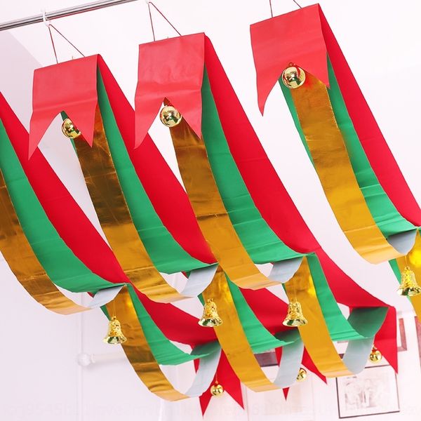 wcq1x christmas color color wave three-layer hanging flag with bell shopping mall quantity christmas decorative flag pulling supplies discou
wcq1x christmas color color wave three-layer hanging flag with bell shopping mall quantity christmas decorative flag pulling supplies discou