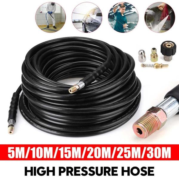 car washer 5/10/15/20/25/30m high pressure water cleaning hose pipe line kit sewage jet cleaner
car washer 5/10/15/20/25/30m high pressure water cleaning hose pipe line kit sewage jet cleaner