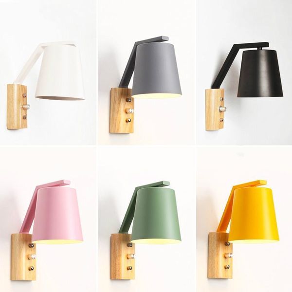 wall lamp nordic solid wood bedroom bedside simple creative candy color children's room stairs aisle corridor lights wf5099361
wall lamp nordic solid wood bedroom bedside simple creative candy color children's room stairs aisle corridor lights wf5099361