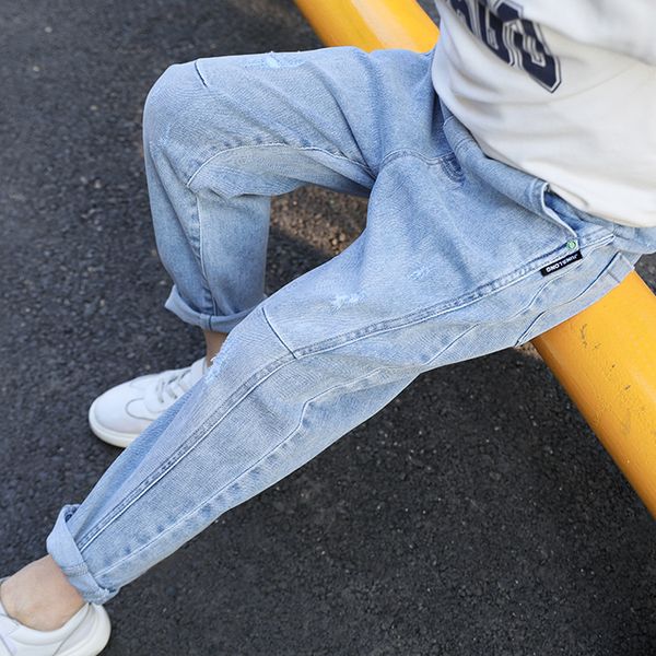 2020 new boys jeans children's wear spring autumn fashion denim pants for boys 6 8 10 12 14 years casual trousers kids clothes lj201203, Blue
2020 new boys jeans children's wear spring autumn fashion denim pants for boys 6 8 10 12 14 years casual trousers kids clothes lj201203, Blue