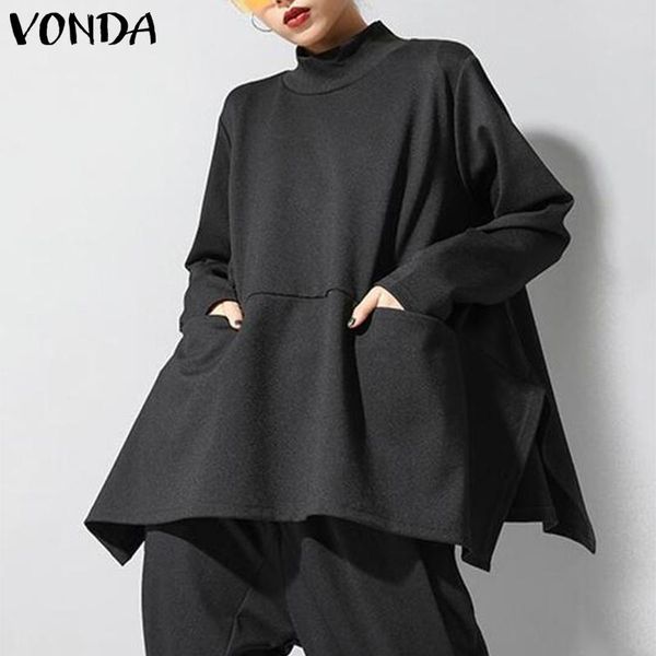 women's blouses & shirts women'blouse casual warm high neck spring long sleeve blouse sweatershirts vonda solid split party plus, White
women's blouses & shirts women'blouse casual warm high neck spring long sleeve blouse sweatershirts vonda solid split party plus, White
