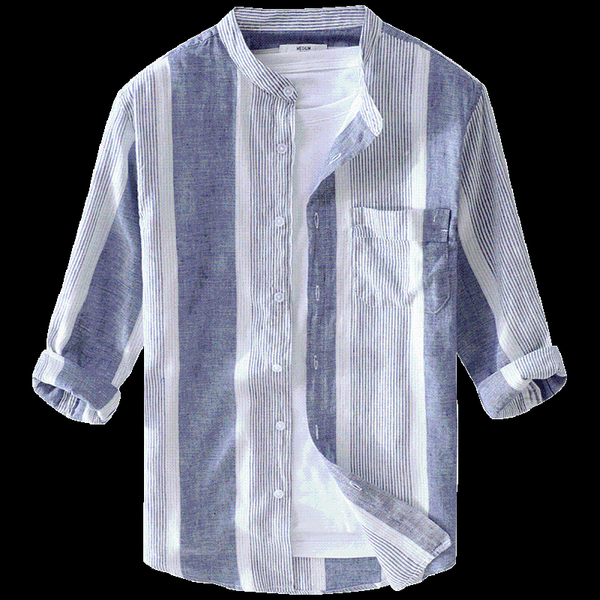linen shirts for men stripe long sleeve slim fit casual shirts for men 2020 men's casual blouse cotton linen shirt, White;black
linen shirts for men stripe long sleeve slim fit casual shirts for men 2020 men's casual blouse cotton linen shirt, White;black