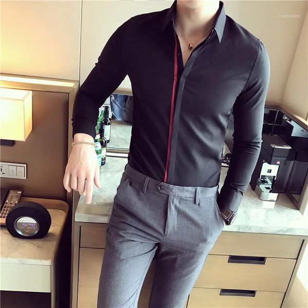 gzdeerax white black mens shirts luxury ribbon long sleeve casual party mens shirts fashion slim fit men dress 2xl1
gzdeerax white black mens shirts luxury ribbon long sleeve casual party mens shirts fashion slim fit men dress 2xl1