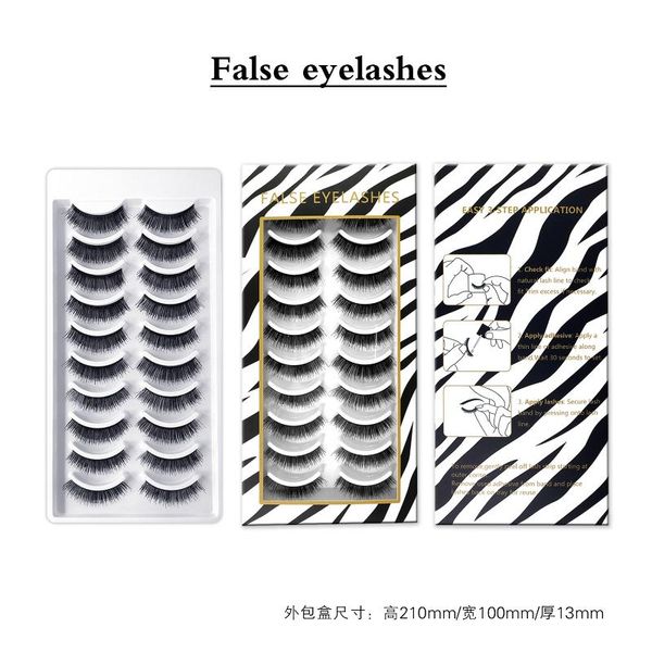 10 pairs false eyelashes handmade multipack 3d mink lashes wispy fluffy long lashes makeup tools eye handmad
10 pairs false eyelashes handmade multipack 3d mink lashes wispy fluffy long lashes makeup tools eye handmad