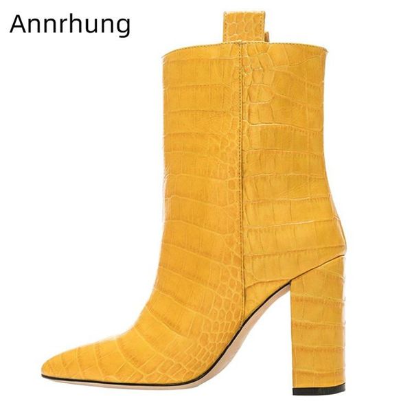 boots crocodile pattern women square high heel party bottes point toe plus size botas 2021 fall winter sell mid calf, Black
boots crocodile pattern women square high heel party bottes point toe plus size botas 2021 fall winter sell mid calf, Black