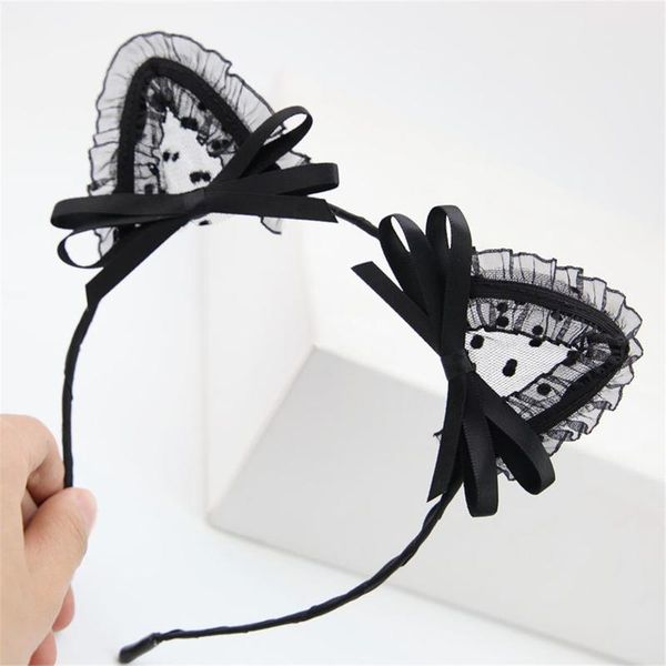 cute mesh lace dot cat ear hairbands simple solid ribbon bow fox ears hair bands for women headwear girls accessory 
cute mesh lace dot cat ear hairbands simple solid ribbon bow fox ears hair bands for women headwear girls accessory