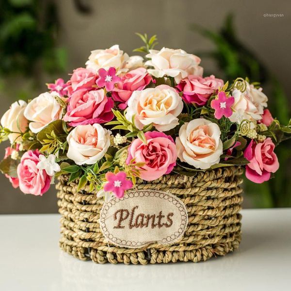 vintage silk flower artificial flower art decoration fake rose bridal wedding decor home wreath vase and set1
vintage silk flower artificial flower art decoration fake rose bridal wedding decor home wreath vase and set1