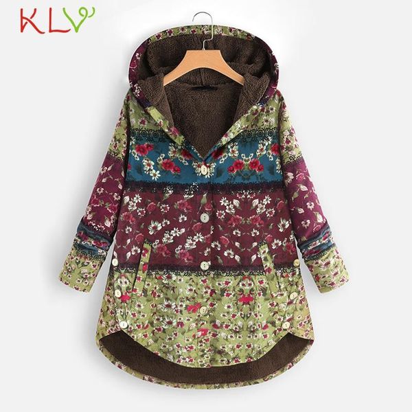 women jacket vintage floral print chic hooded coat winter button fleece parka casual outwear and jacket plus size clothes 19sep, Black;brown
women jacket vintage floral print chic hooded coat winter button fleece parka casual outwear and jacket plus size clothes 19sep, Black;brown