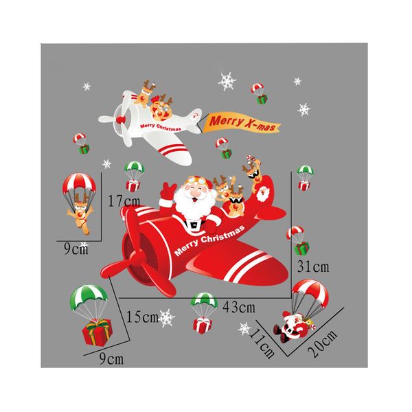 newwindow santa christmas claus day static decoration decorations sticker happy new year 20 6
newwindow santa christmas claus day static decoration decorations sticker happy new year 20 6