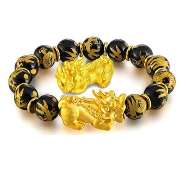 bracelet bead chain chinese ancient mythical animal pixiu pattern vintage style jewelry bring lucky to you dropshipping, Black
bracelet bead chain chinese ancient mythical animal pixiu pattern vintage style jewelry bring lucky to you dropshipping, Black