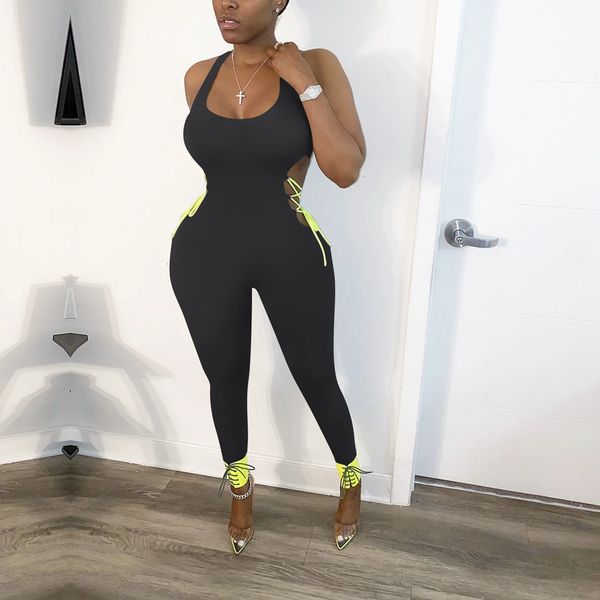 bandage lace up overalls women clubwear summer playsuit party jumpsuit striped bodycon romper trousers, Black;white
bandage lace up overalls women clubwear summer playsuit party jumpsuit striped bodycon romper trousers, Black;white