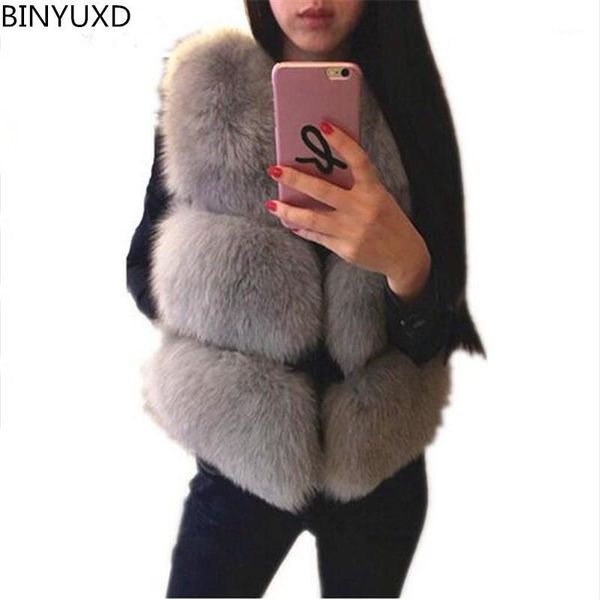 new 2017 winter women's thick warm faux fur vest fashion o-neck short fur coat for women outwear1, Black
new 2017 winter women's thick warm faux fur vest fashion o-neck short fur coat for women outwear1, Black