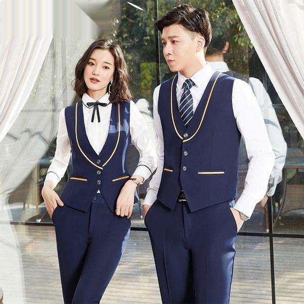 j02r3 autumn new professional wear men and women's beauty vest waistcoat waistcoatsame vest set fashion l 4s shop beautician shop jewel, White;black
j02r3 autumn new professional wear men and women's beauty vest waistcoat waistcoatsame vest set fashion l 4s shop beautician shop jewel, White;black