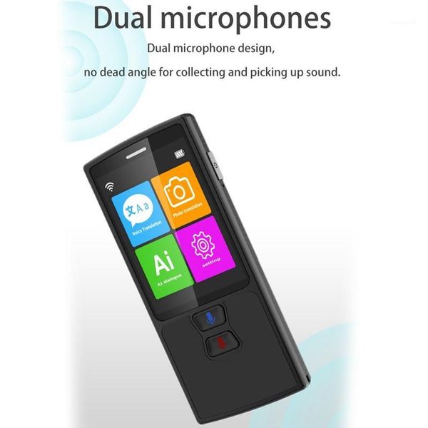 smart translator portable instant voice d9 multi-language speech interactive bluetooth real time1
smart translator portable instant voice d9 multi-language speech interactive bluetooth real time1
