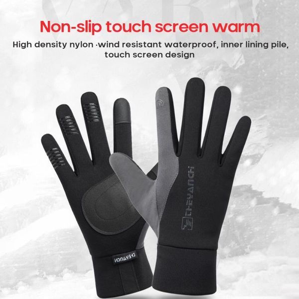 camping hiking motorcycle sports full finger touchscreen winter thermal warm cycling bicycle ski gloves, Blue;gray
camping hiking motorcycle sports full finger touchscreen winter thermal warm cycling bicycle ski gloves, Blue;gray