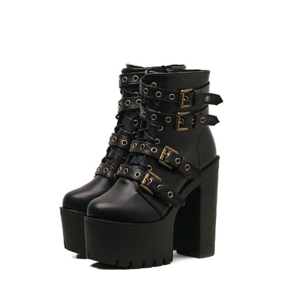 women's martin boots high heel round toe short boots motorcycle high heels women's thick heels leather casual, Black
women's martin boots high heel round toe short boots motorcycle high heels women's thick heels leather casual, Black
