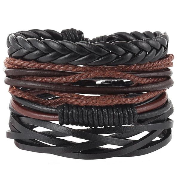 4 шт мужские регулируемые кожаные браслеты браслет black brown для man simple многослойные браслеты браслеты punk ювелирные изделия, Golden;silver
4 шт мужские регулируемые кожаные браслеты браслет black brown для man simple многослойные браслеты браслеты punk ювелирные изделия, Golden;silver