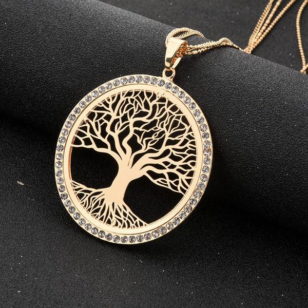 pendant necklaces longway 2021 designer vintage pendants hollow out tree of life gold rhienstone necklace for women sne180004, Silver
pendant necklaces longway 2021 designer vintage pendants hollow out tree of life gold rhienstone necklace for women sne180004, Silver