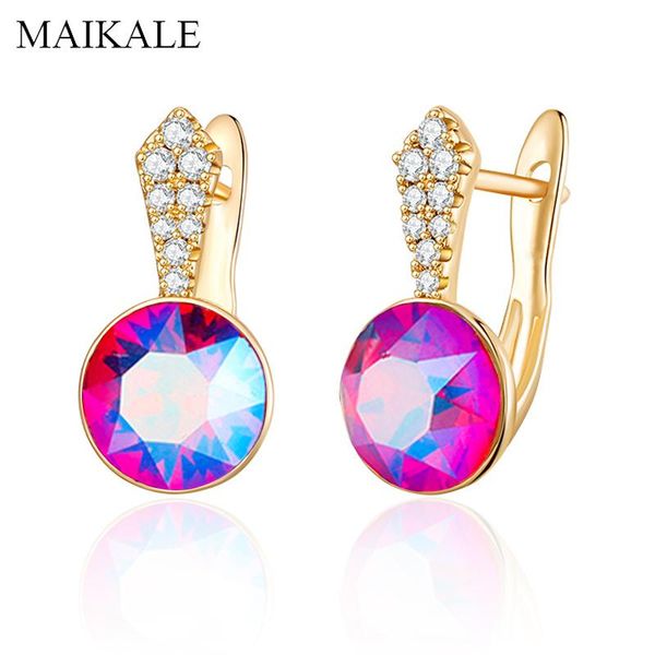 stud maikale luxury colorful austrian crystal earrings for women round gold zirconia cz ear studs fine jewelry party girls gifts, Golden;silver
stud maikale luxury colorful austrian crystal earrings for women round gold zirconia cz ear studs fine jewelry party girls gifts, Golden;silver