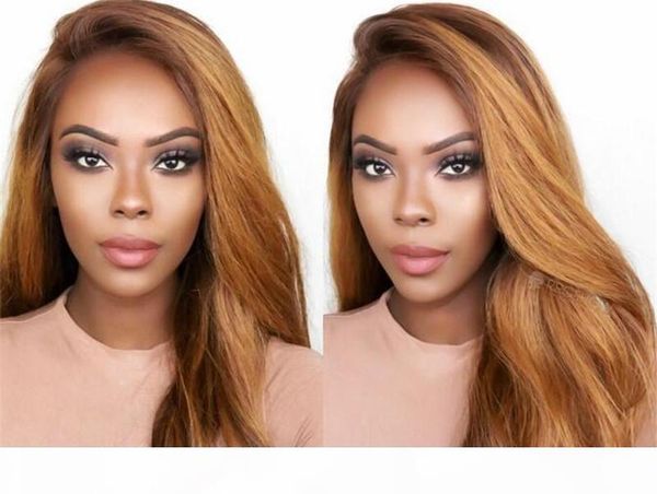 ombre glueless lace front wigs human hair brazilian non-remy hair body wave wigs #1bt8 color pre plucked hairline for women, Black;brown
ombre glueless lace front wigs human hair brazilian non-remy hair body wave wigs #1bt8 color pre plucked hairline for women, Black;brown