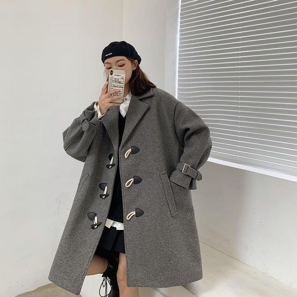 men's wool & blends fashion woolen coat men women's overcoat clothing category 2021 croissant windbreaker female manteau, Black
men's wool & blends fashion woolen coat men women's overcoat clothing category 2021 croissant windbreaker female manteau, Black