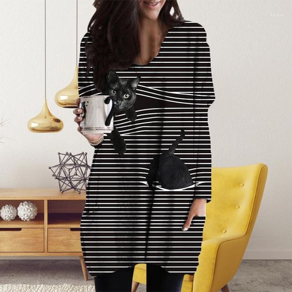 autumn winter striped round neck pullover sweatshirt loose long sleeve casual long women j551, White
autumn winter striped round neck pullover sweatshirt loose long sleeve casual long women j551, White