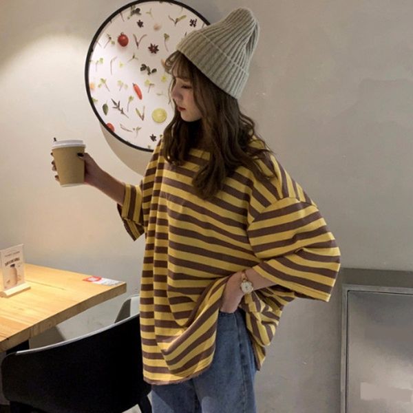 200kg fat mm fat plus plus size striped student half sleeve in coat t-shirt summer loose and slim short sleeve t-shirt for women xvc, White
200kg fat mm fat plus plus size striped student half sleeve in coat t-shirt summer loose and slim short sleeve t-shirt for women xvc, White