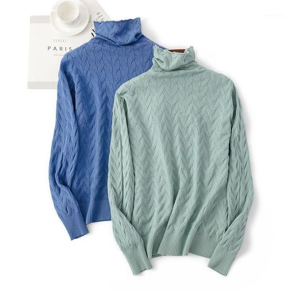 autumn and winter new high neck sweater women's loose pullover knitting bottoming shirt1, White;black
autumn and winter new high neck sweater women's loose pullover knitting bottoming shirt1, White;black