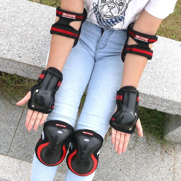 6pcs/set protective gear sets elbow knee pads cycling skateboard skating roller ski anti-collision kids safety protector1, Black;gray
6pcs/set protective gear sets elbow knee pads cycling skateboard skating roller ski anti-collision kids safety protector1, Black;gray
