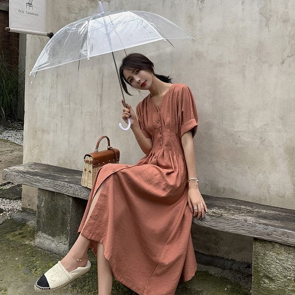 french platycodon dress women's summer 2019 new style waist closing slim yamamoto knee cotton linen dressdress dresslength cotton and h, Black;gray
french platycodon dress women's summer 2019 new style waist closing slim yamamoto knee cotton linen dressdress dresslength cotton and h, Black;gray