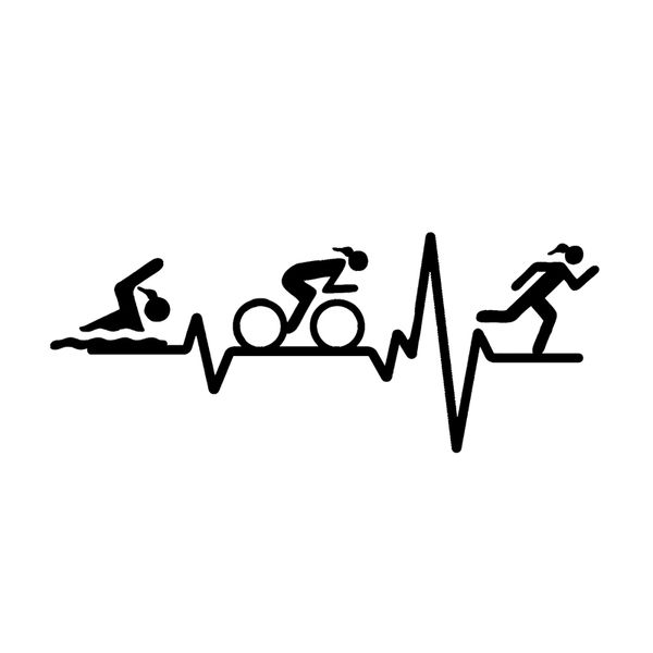 14.7*5.9cm heart beat line triathlon swim girl runner bicycle car sticker accessories vinyl c12-0637
14.7*5.9cm heart beat line triathlon swim girl runner bicycle car sticker accessories vinyl c12-0637