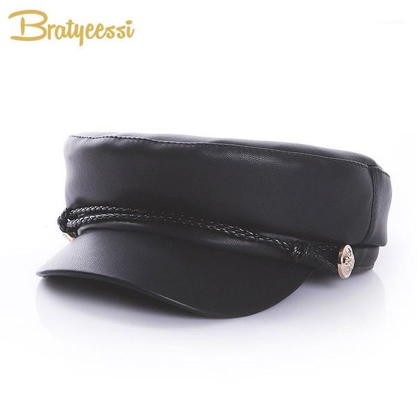 pu leather mother kids hat for girls flat children hat spring autumn winter for kids cap hats1, Yellow
pu leather mother kids hat for girls flat children hat spring autumn winter for kids cap hats1, Yellow