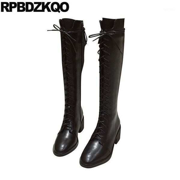 waterproof beige thick 2020 knee high chunky shoes women boots lace up fashion winter tall long round toe black new1
waterproof beige thick 2020 knee high chunky shoes women boots lace up fashion winter tall long round toe black new1